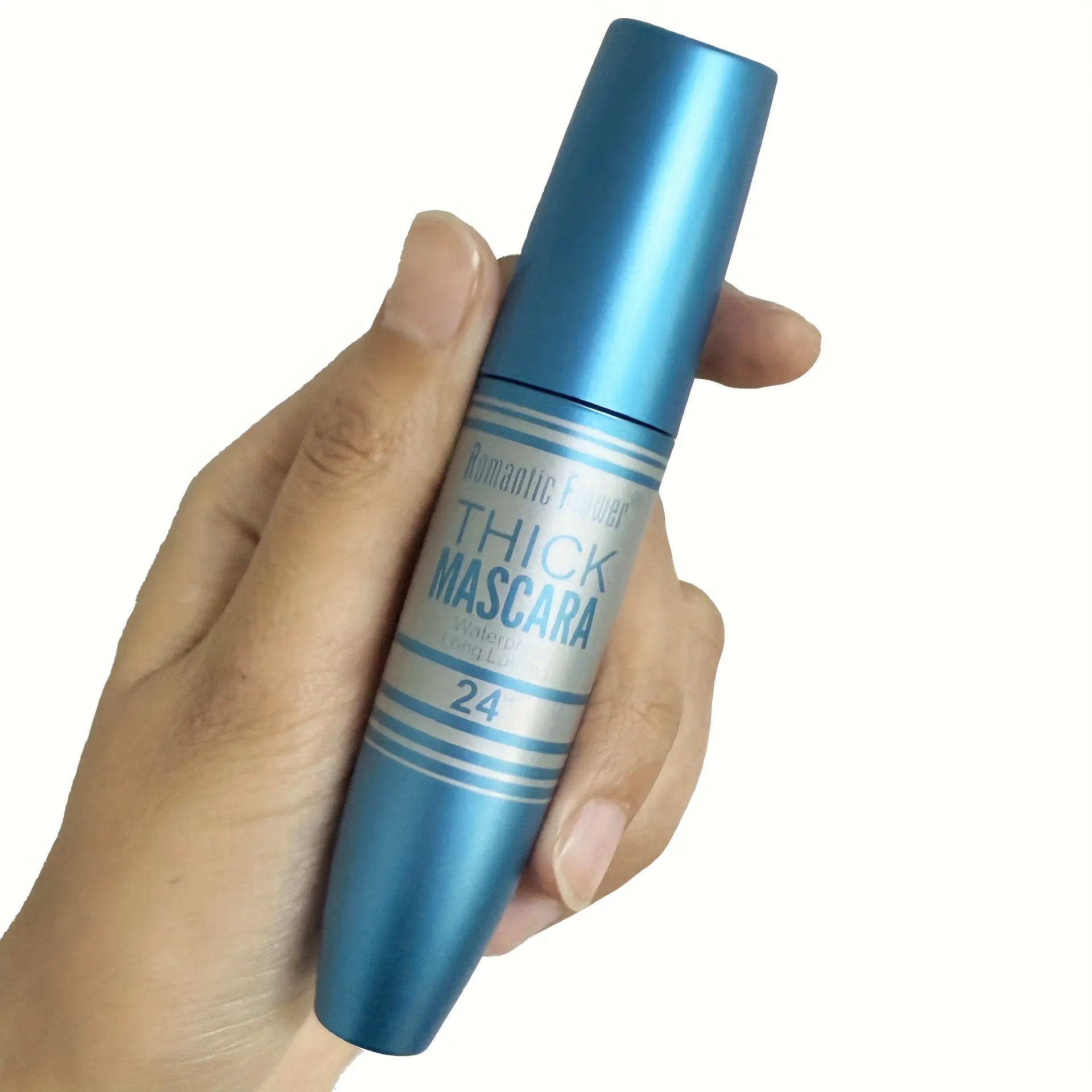 Waterproof 4D Lash Volumizing Mascara Long-Lasting 24-Hour Smudge-Proof Mascara for Thickened Lengthened Curling Eyelashes