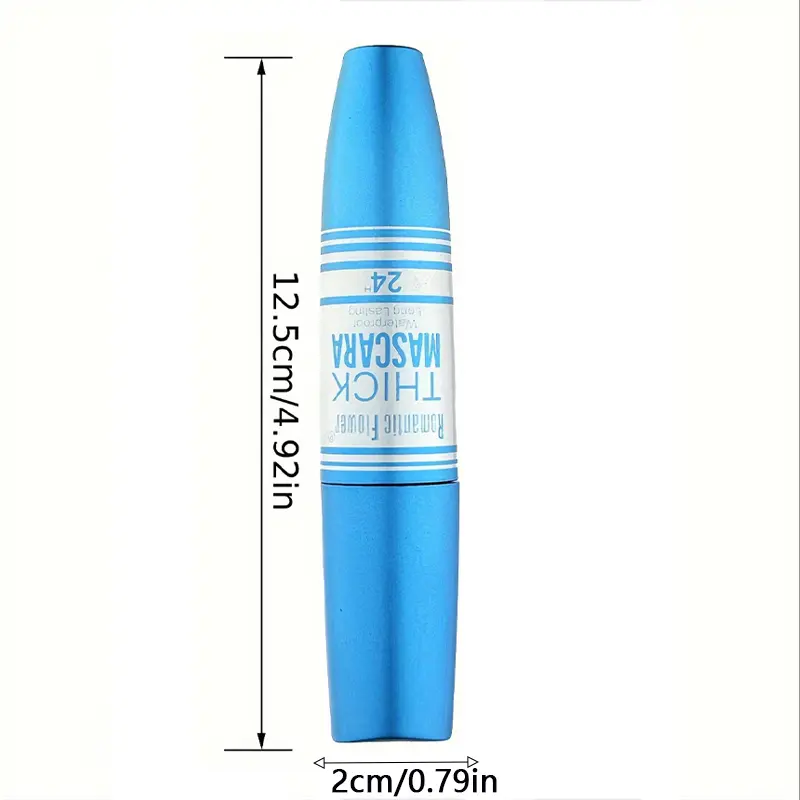 Waterproof 4D Lash Volumizing Mascara Long-Lasting 24-Hour Smudge-Proof Mascara for Thickened Lengthened Curling Eyelashes