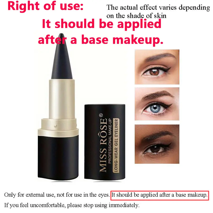 Creamy texture Eyeliner, 1 Count /2 Counts Easy Coloring Sweat Proof High Pier Pencil, Daily Makeup Accessories