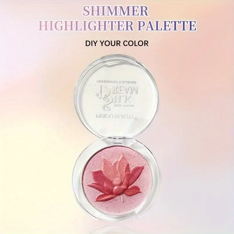 Powdery Pearlescent Brightening Stereo Sculpting Relief Concealer Profile Highlighter Blush eyeshadow Palette