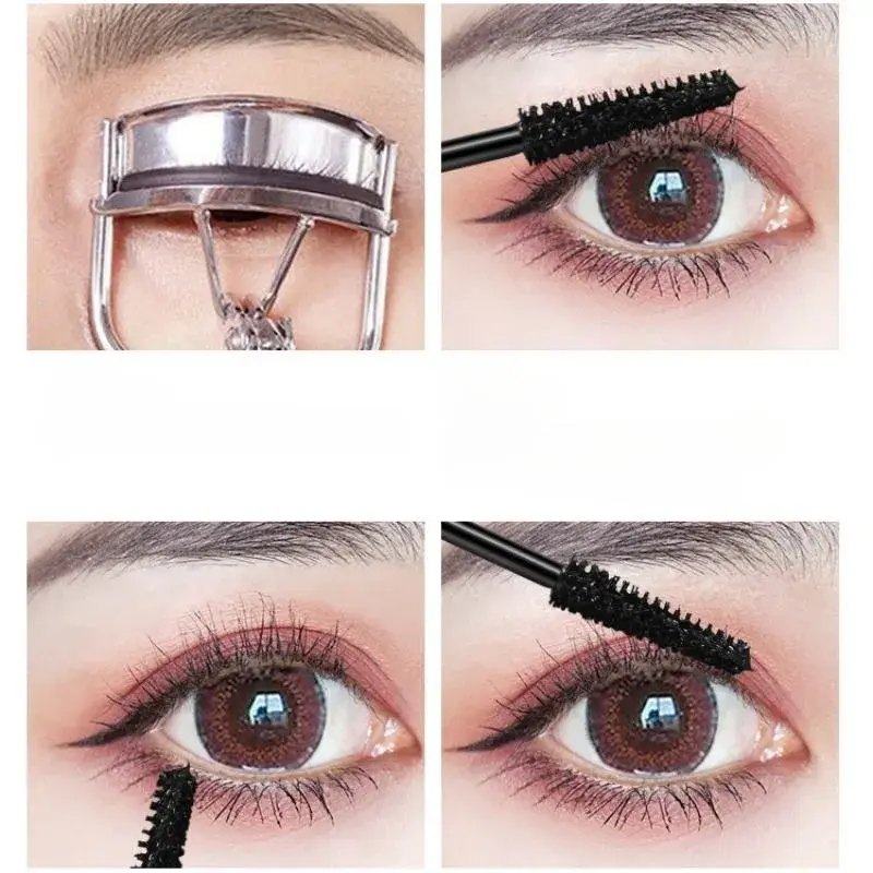 Private Label Mascara Custom Bulk Thick Lengthening Waterproof Makeup Slender Curly Cool Black Big Eyes for Beginners Non-smudge