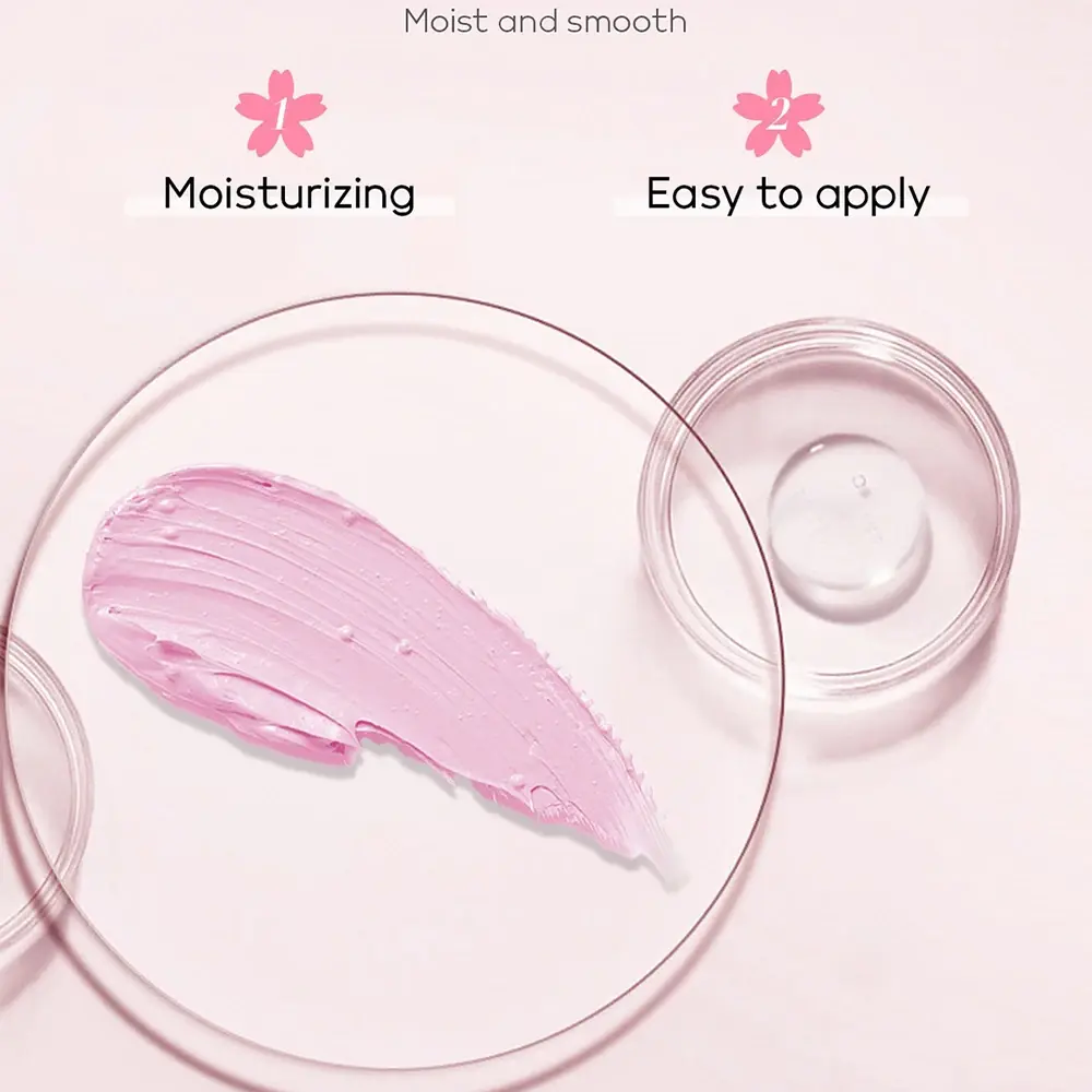 10/12 PCS Sakura Mud Face Mask Set Deep Cleansing Pore Shrinking Oil Control Blackhead Removal Moisturizing Skin Care