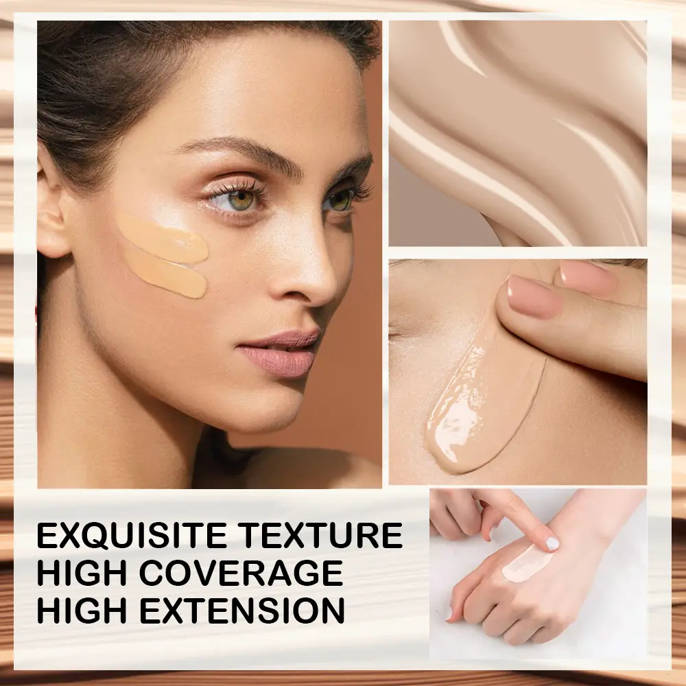 BEAUTY GLAZED Matte Long Lasting Waterproof Liquid Foundation Full Coverage Foundation Concealer Cosmetics