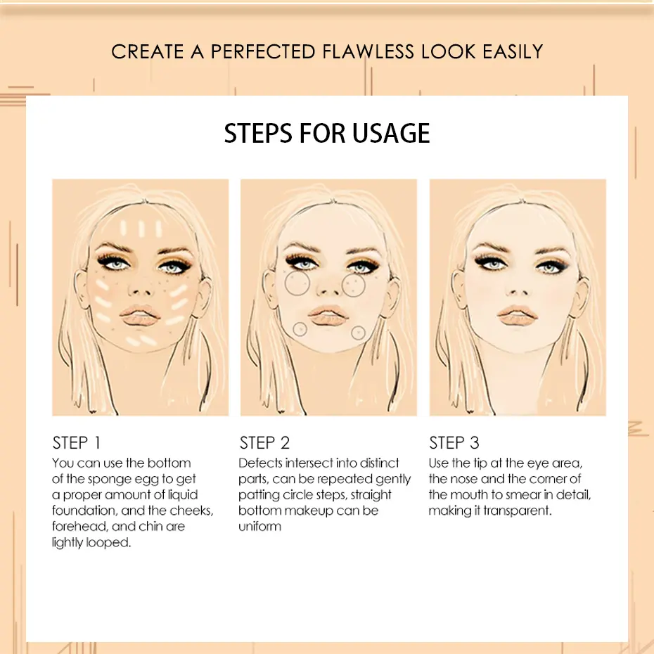 BEAUTY GLAZED Matte Long Lasting Waterproof Liquid Foundation Full Coverage Foundation Concealer Cosmetics