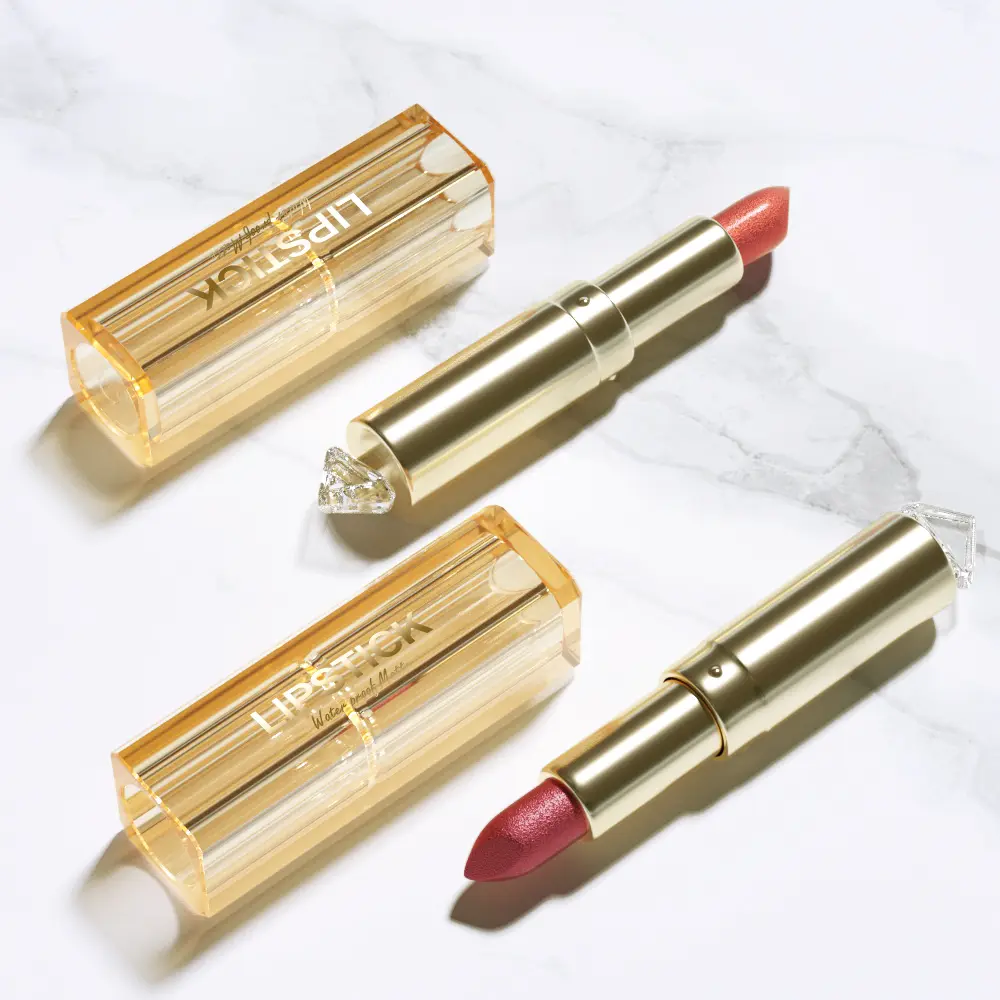 Mother Day Gift Makeup Beauty Matte Lipstick New Brand Cute Long Lasting Waterproof Lipstick Gliter Nude Colors