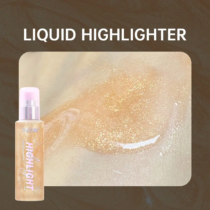 Diamond Highlighter Spray Longlasting High Gloss Glitter Body Bronzer Highlight Powder Face Contour Illuminator Pro Makeup 120ML