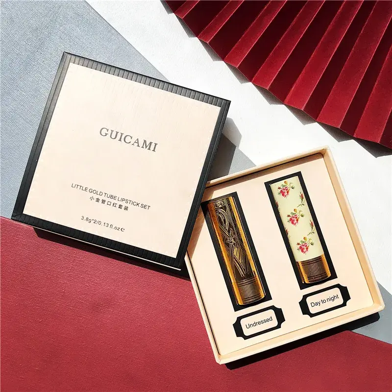 GUICAMI Lipstick Matte Full Professional Make Up Beauty Lips Stick Waterproof 10 Colors Cosmetics Matte Lipsticks Set Makeup