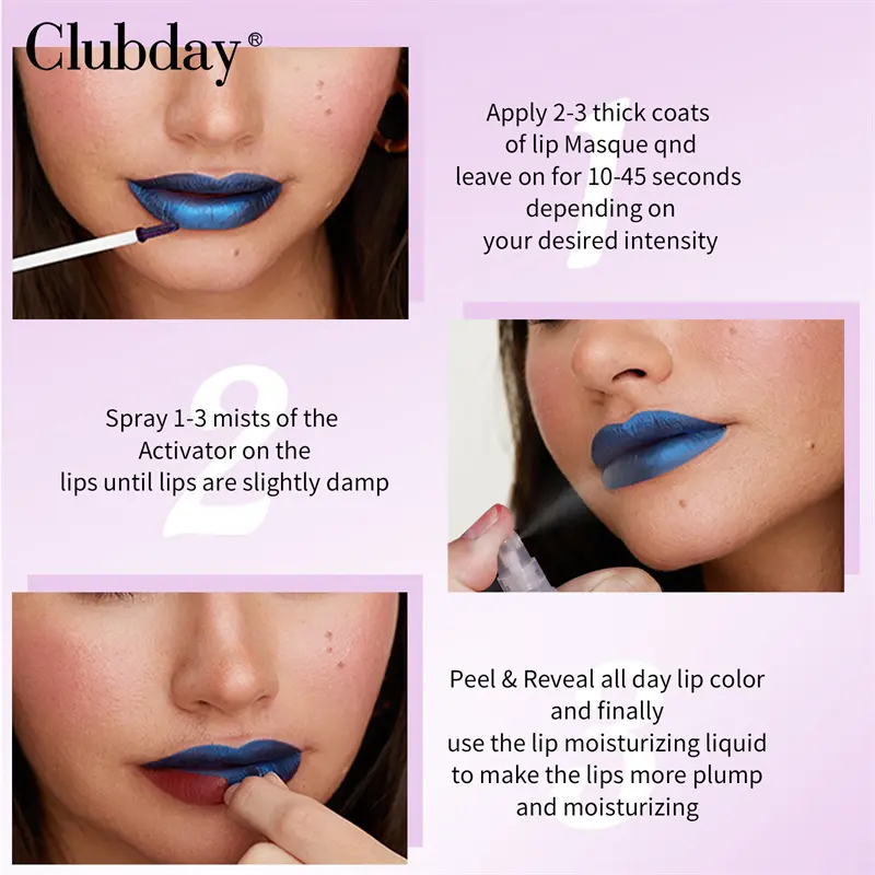 Waterproof Peel-off Lipgloss Matte Lip Tinted Long Lasting Lipstick Lip Glaze Makeup Beauty Sexy Red Tear-off Lip Stain Cosmetic