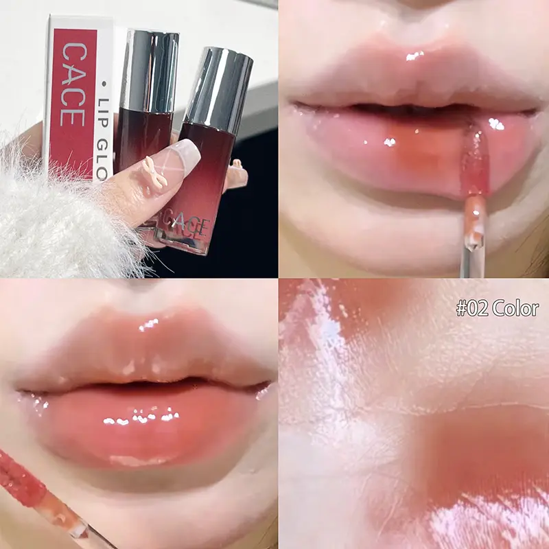 Mirror Lip Glaze Watery Lip Gloss Waterproof Lasting Liquid Lipstick High Shine Lip Tint Beauty Makeup Lips Cosmetic For Women