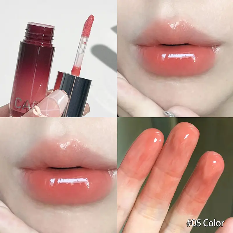 Mirror Lip Glaze Watery Lip Gloss Waterproof Lasting Liquid Lipstick High Shine Lip Tint Beauty Makeup Lips Cosmetic For Women