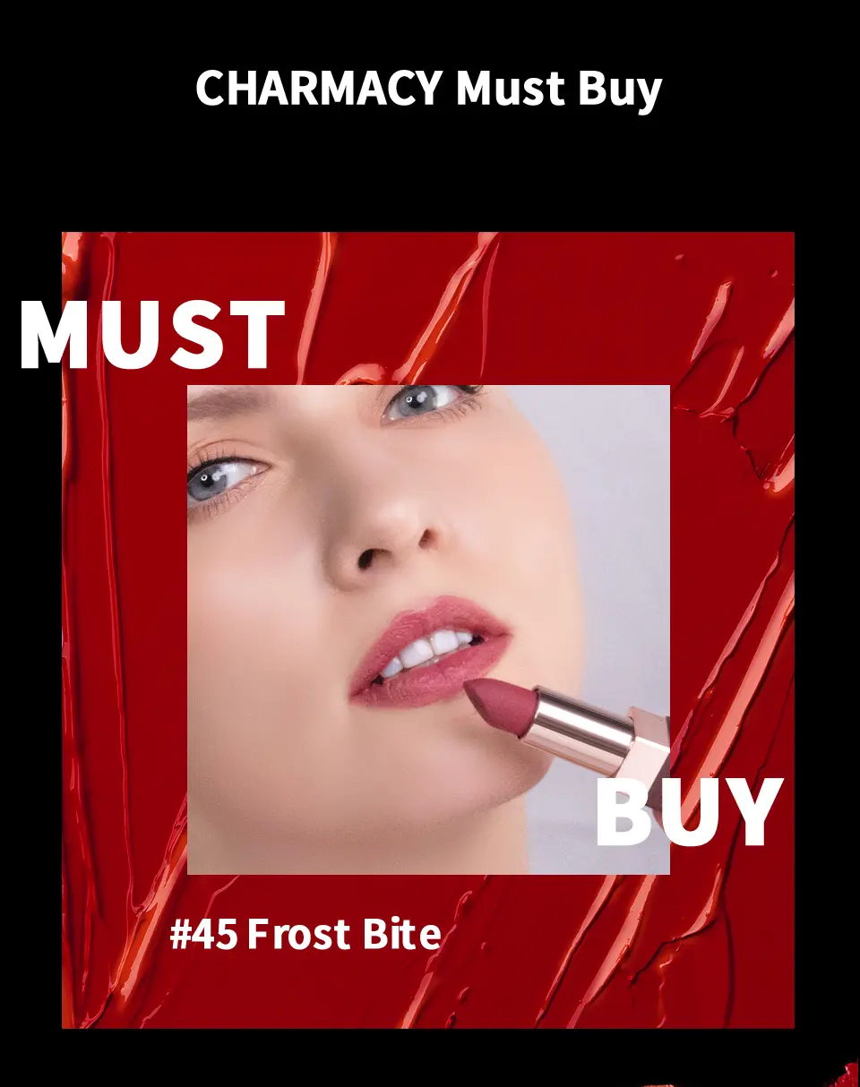 CHARMACY 15 Colors Soft Satin Matte Lipstick Easy To Wear Sexy Red Lip Stick Waterproof Long Lasting Lipsticks Beauty Cosmetic