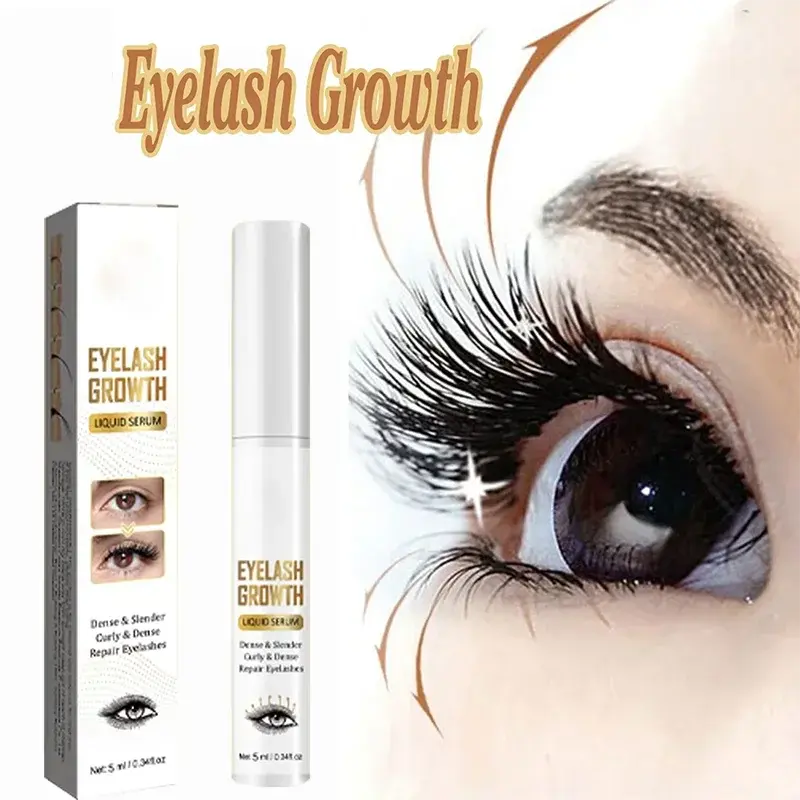 Witness eyelash growth! Growth liquid, thick thin and easy to brush out