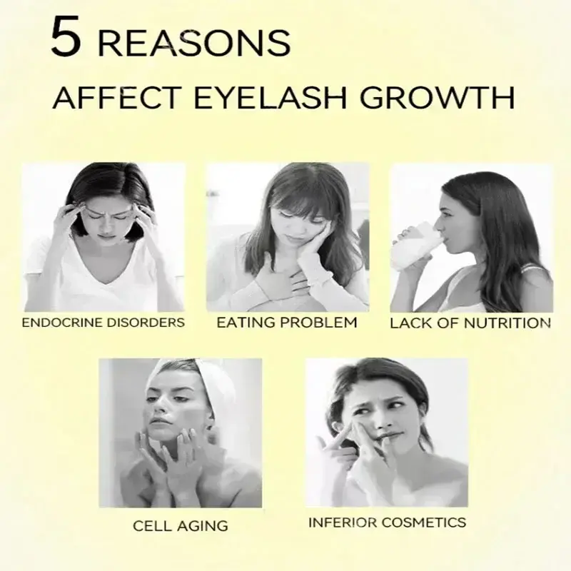 Witness eyelash growth! Growth liquid, thick thin and easy to brush out
