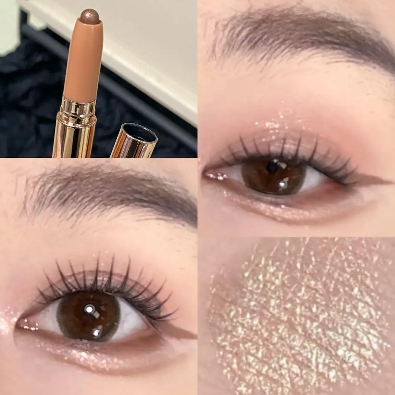 Shiny Eyeliner Pencil Pink Gold Brown Glitter Eye Shadow Lying Silkworm Pen Highlighter Waterproof Beauty Cosmetics Women Makeup