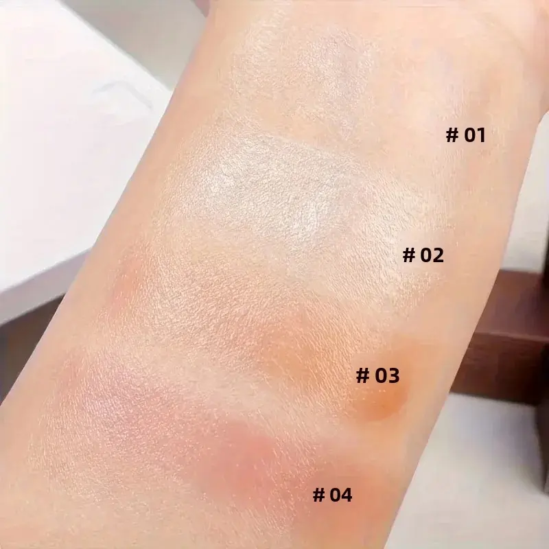 Waterproof Brighten Face Highlighter Blush Stick Makeup Glitter Corrector Contour Illuminator Shimmer Rouge Stick Cream Cosmetic