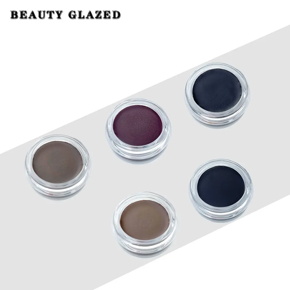 BEAUTY GLAZED 5 Colors Matte Longlasting Waterproof Liquid Eyebrow Gel Makeup Eyebrows Cosmetics