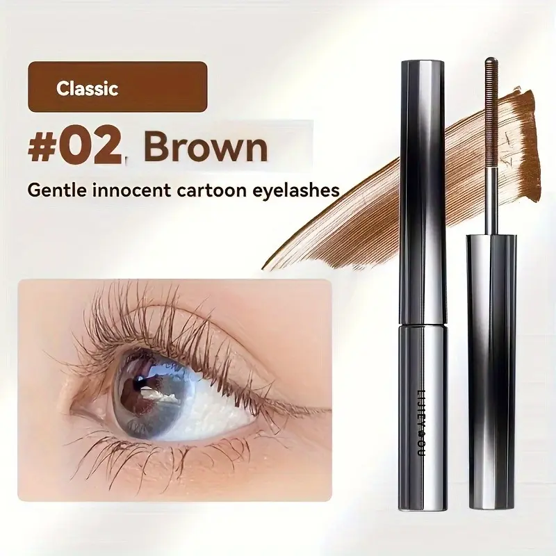 pipe Mascara Lash Lengthening Curling Thick Mascara Non-smudg Natural Waterproof Quick Dry Long Lasting Eye Makeup Cosmetics