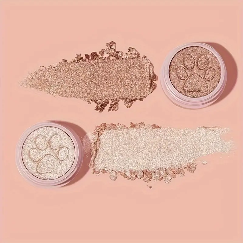 2PCS/Set Long-Lasting Shining Eyeshadow Pearlescent Shimmer Eye Shadow Highlighter Beautiful Eye Brightening Makeup