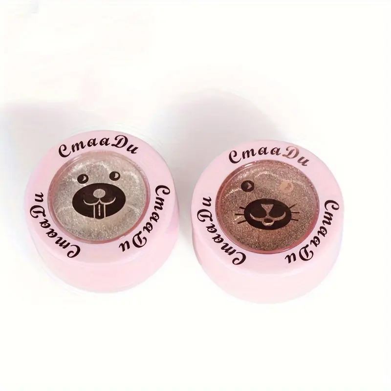 2PCS/Set Long-Lasting Shining Eyeshadow Pearlescent Shimmer Eye Shadow Highlighter Beautiful Eye Brightening Makeup