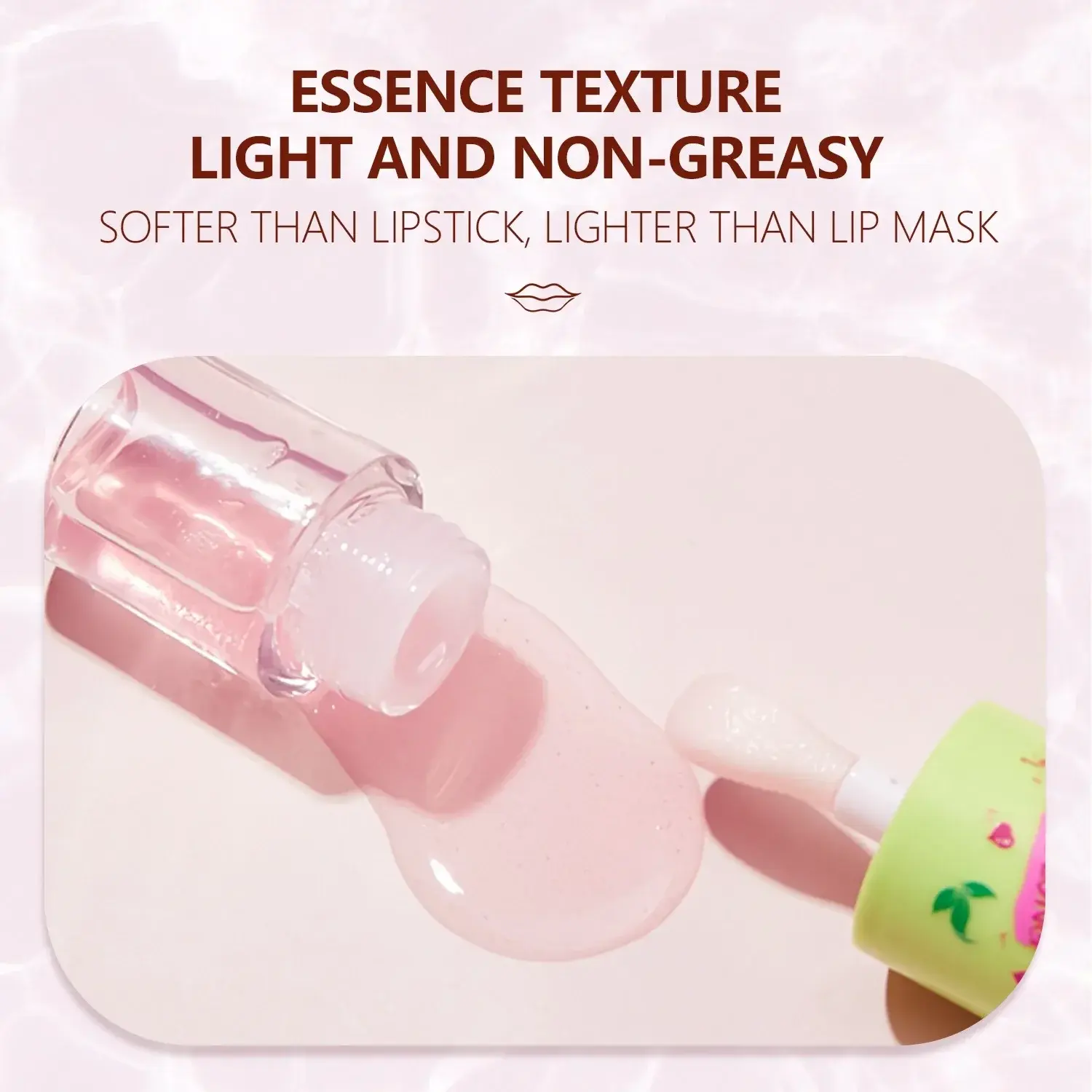 Peach Lip Oil Gloss Plumping Lasting Moisturizing Makeup Fruit Transparent Lip Balm Oil Water Glossy Women Lips Care Cosmetics