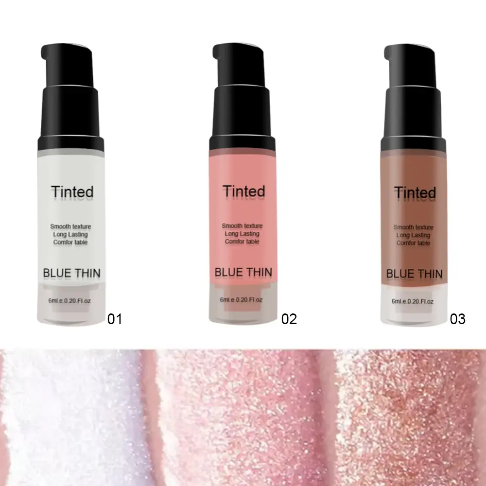 3 Colors Fashion High Gloss Highlighter Powder Spray Glitter Shimmer Sparkle Makeup for Face And Body - Beauty Highlight Spray