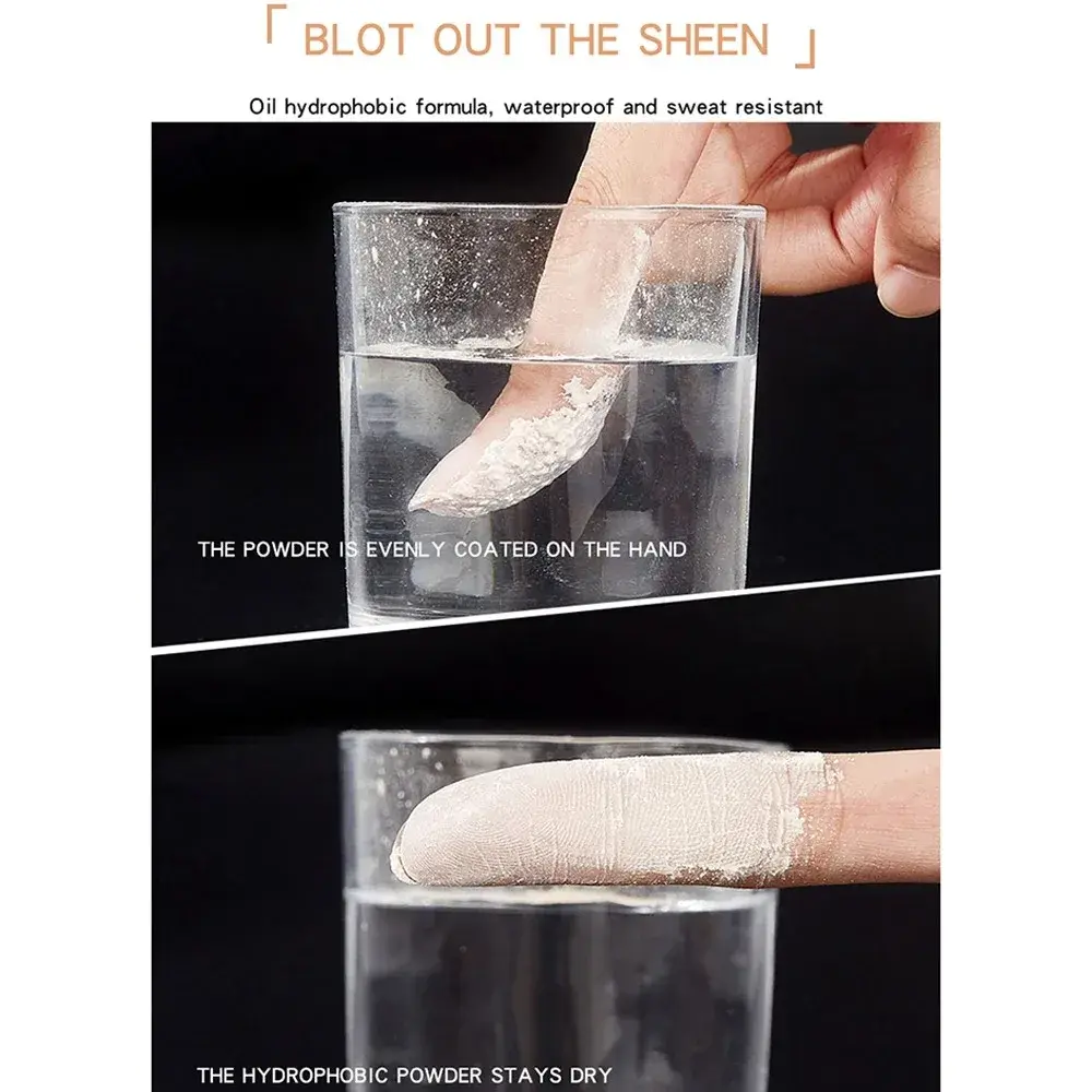 Weightless Silky Loose Powder Foundation for Fresh Base Makeup Mattifying All-Day Touch-Up Cosmetic Accessory