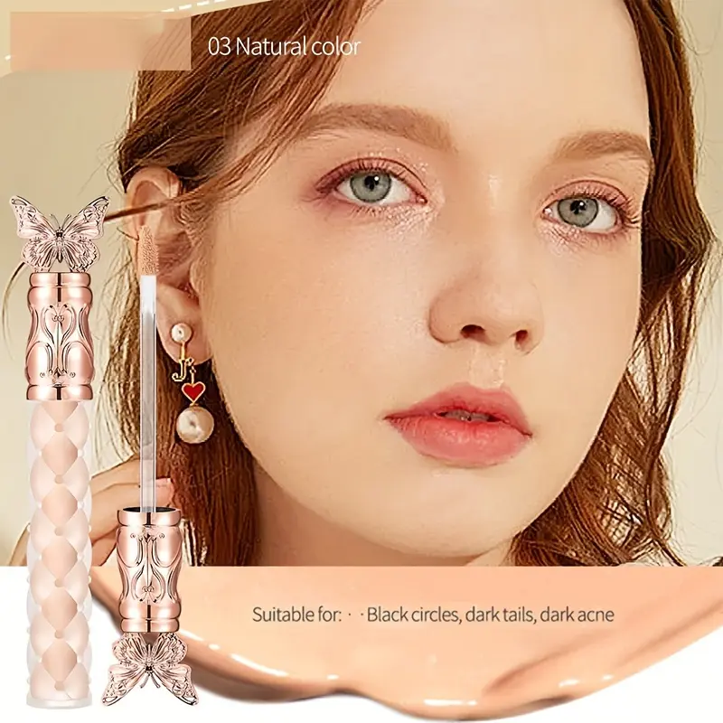 O'CHEAL Silky Moisturizing Concealer Translucent Texture Blemish Covering Wrinkle-Free Long-Lasting Makeup