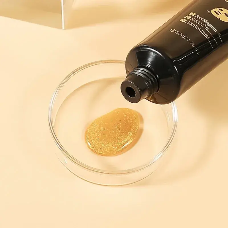 24K Gold Snail Collagen Peel off Mask Deep Cleaning Oil Control Pore Shrinking Blackhead Reduction Hydrating Smooth Face Skin