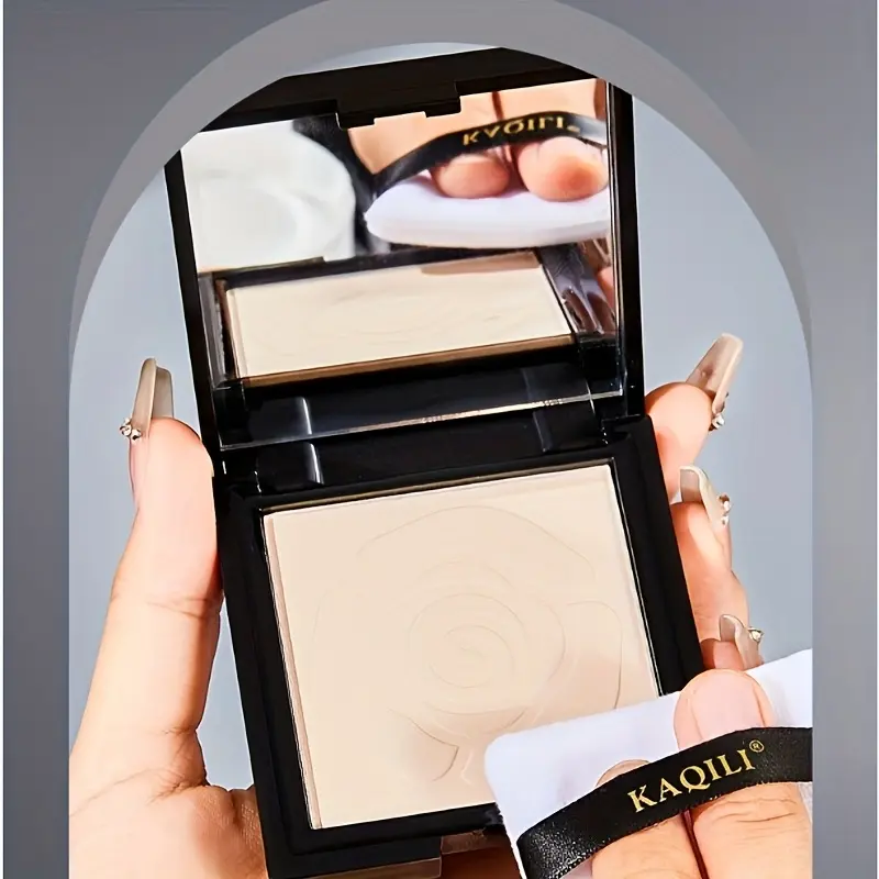 Long-Lasting Matte Finish Makeup Oil Control Concealment Non-Transfer Color Enhancement Touch-Up Setting Powder For Mother's Day