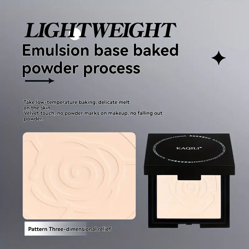 Long-Lasting Matte Finish Makeup Oil Control Concealment Non-Transfer Color Enhancement Touch-Up Setting Powder For Mother's Day