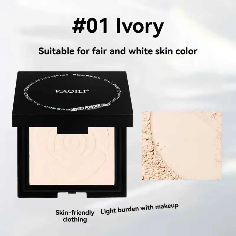 Long-Lasting Matte Finish Makeup Oil Control Concealment Non-Transfer Color Enhancement Touch-Up Setting Powder For Mother's Day