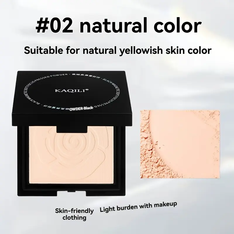 Long-Lasting Matte Finish Makeup Oil Control Concealment Non-Transfer Color Enhancement Touch-Up Setting Powder For Mother's Day