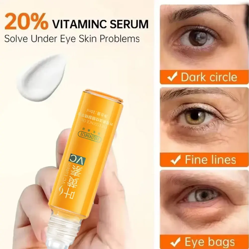 Korean Anti-Dark Circle Eye Serum Oil W/Retinol Firming Skin Removes Eye Bags Fades Fine Lines Whitens&Brightens Eye Care 2025