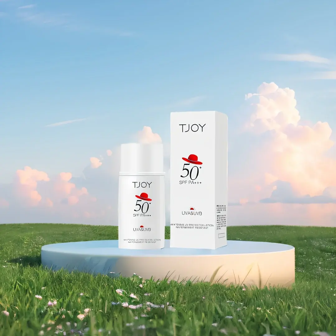 50g Face Primer Waterproof SPF50+ PA+++ Whitening Sunscreen Fluid Tone up Brightener Sweatproof Protection for Clear Skin