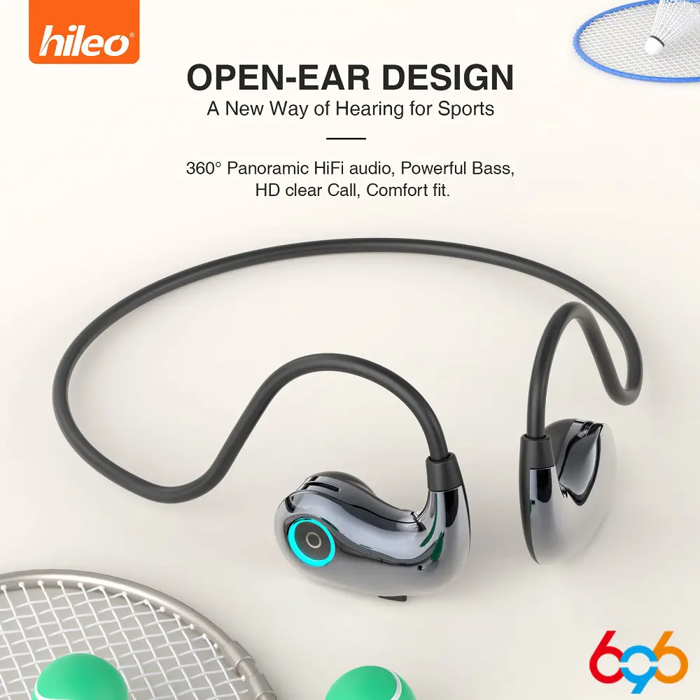Open-Air Blue Tooth 5.4 Earphone ENC Noise Canceling Headphones Wireless Headset Sport 360° Panoramic HIFI Audio Portable