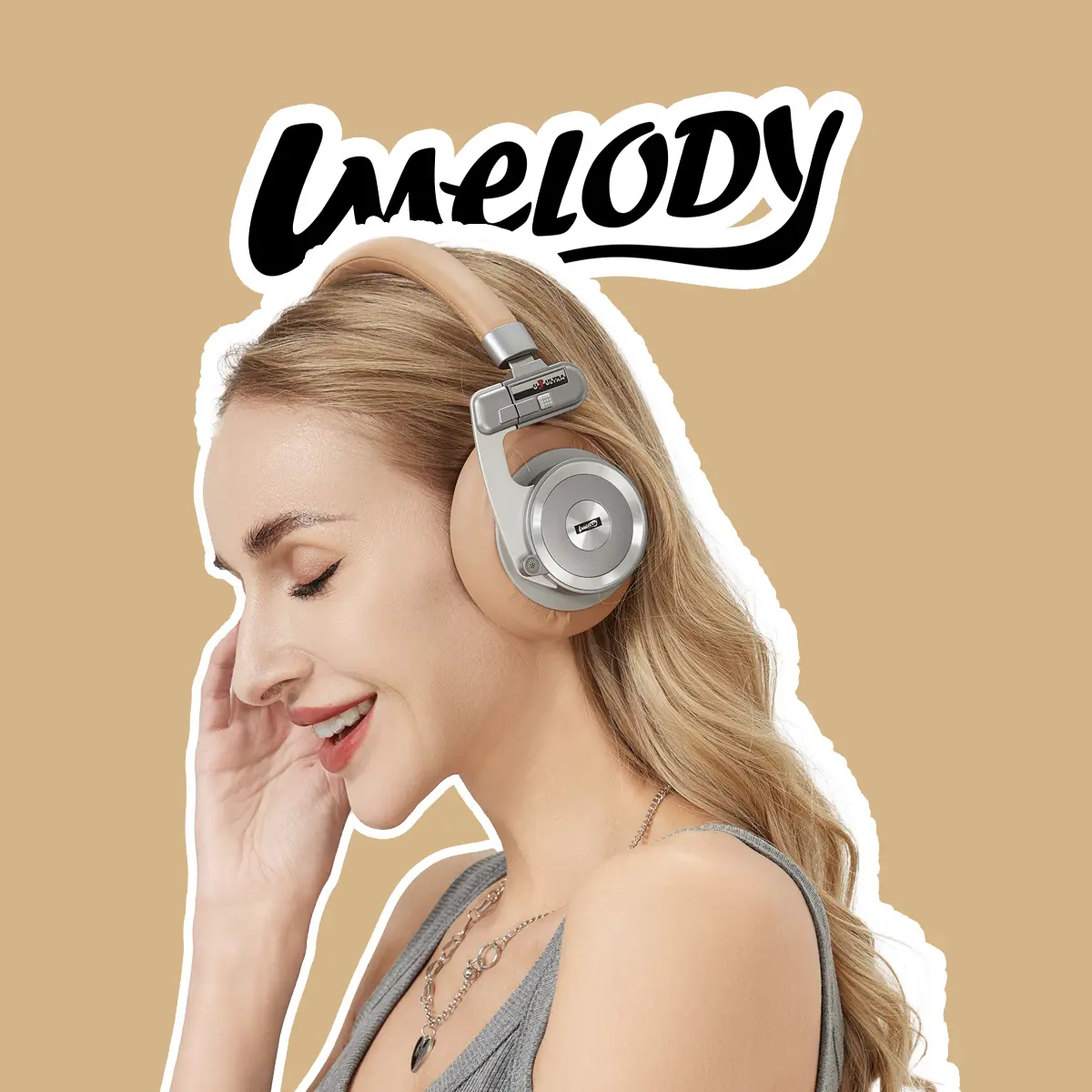 UMELODY U3 ULTRA Active Noise Cancelling ANC Retro Wireless Bluetooth OVER-EAR ON-EAR metal Headphones Headset