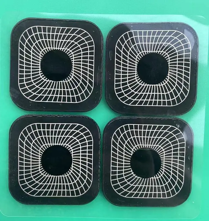 20pcs  New Self Adhesive TENS Electrode Square Larger Studded Pads for Compex Muscle Stimulator Machines