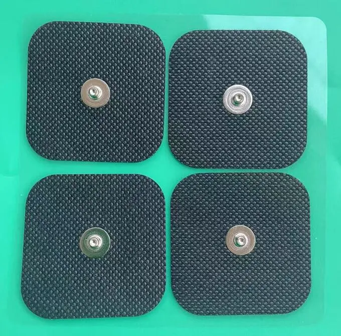 20pcs  New Self Adhesive TENS Electrode Square Larger Studded Pads for Compex Muscle Stimulator Machines