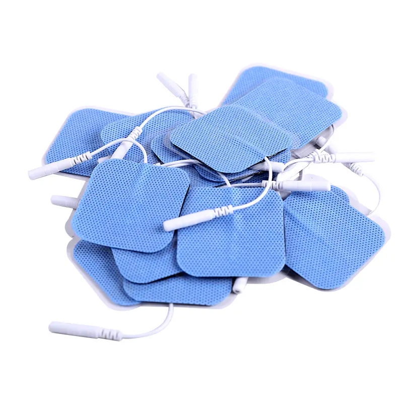 5*5cm Fabric Self  Adhesive Replacement Patch Non-woven Tens Electrodes Pads Physiotherapy for  Electric EMS Massager Accessorie