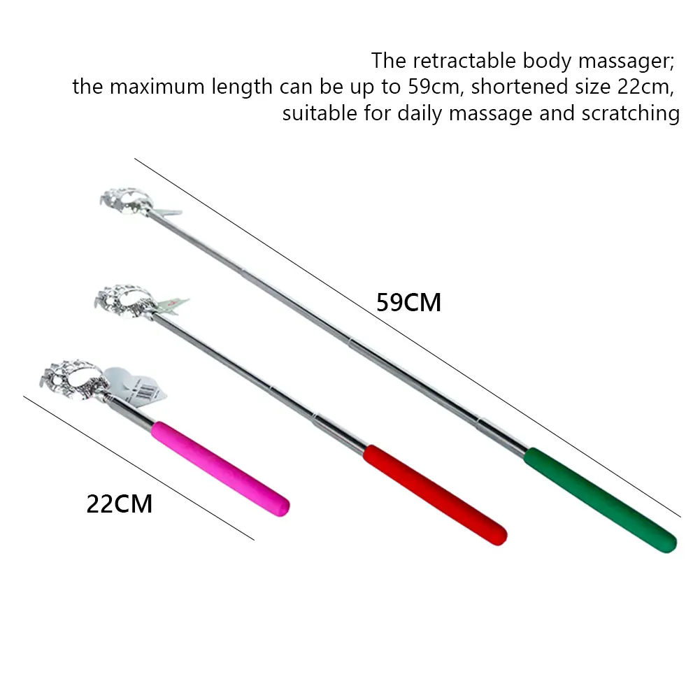 Non-slip Handy Practical Bear Claw Massager Long Life Pocket Scratcher Clip