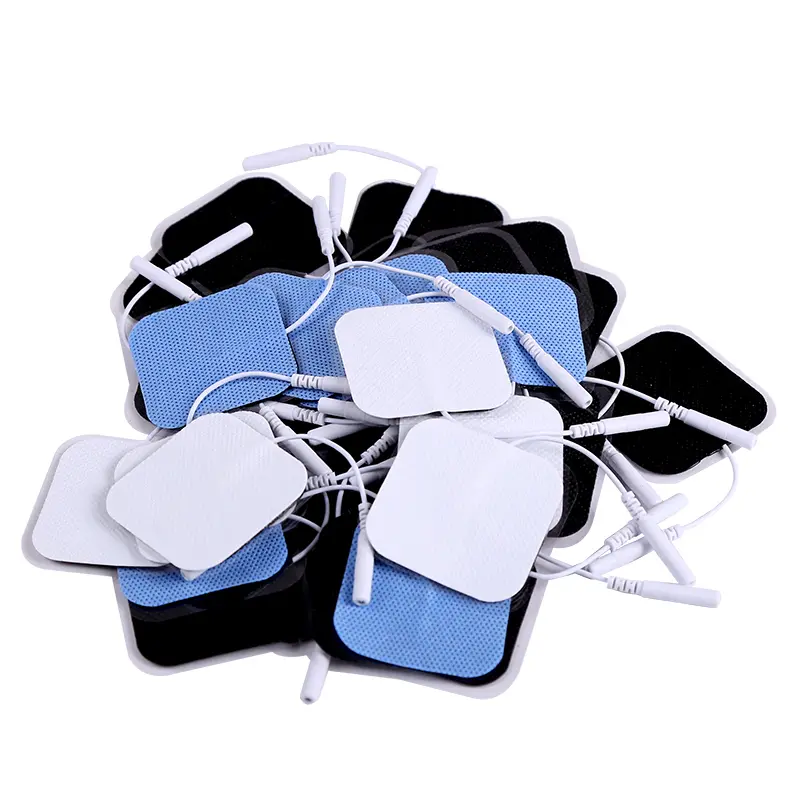 5*5cm Fabric Self  Adhesive Replacement Patch Non-woven Tens Electrodes Pads Physiotherapy for  Electric EMS Massager Accessorie