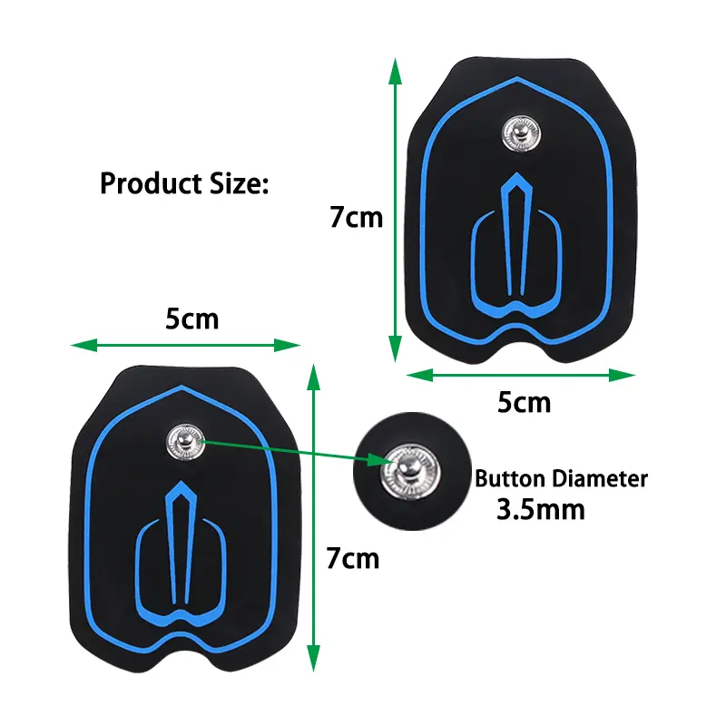 Electrode ​Pads Conductive Gel Physiotherapy Tens Therapeutic Pulse Pressure Electrical Compex Muscle Stimulator Massage Patches