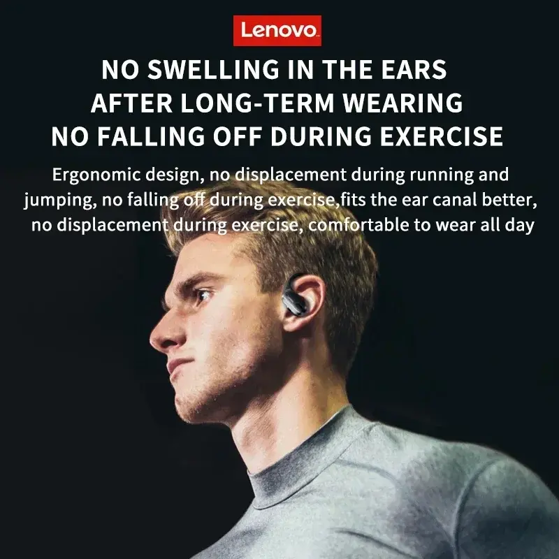 Lenovo thinkplus Earphone XT80 Wireless Bluetooth Sport Noise Reduction Earbuds HiFi Stereo Game Music Headphones Long Standby