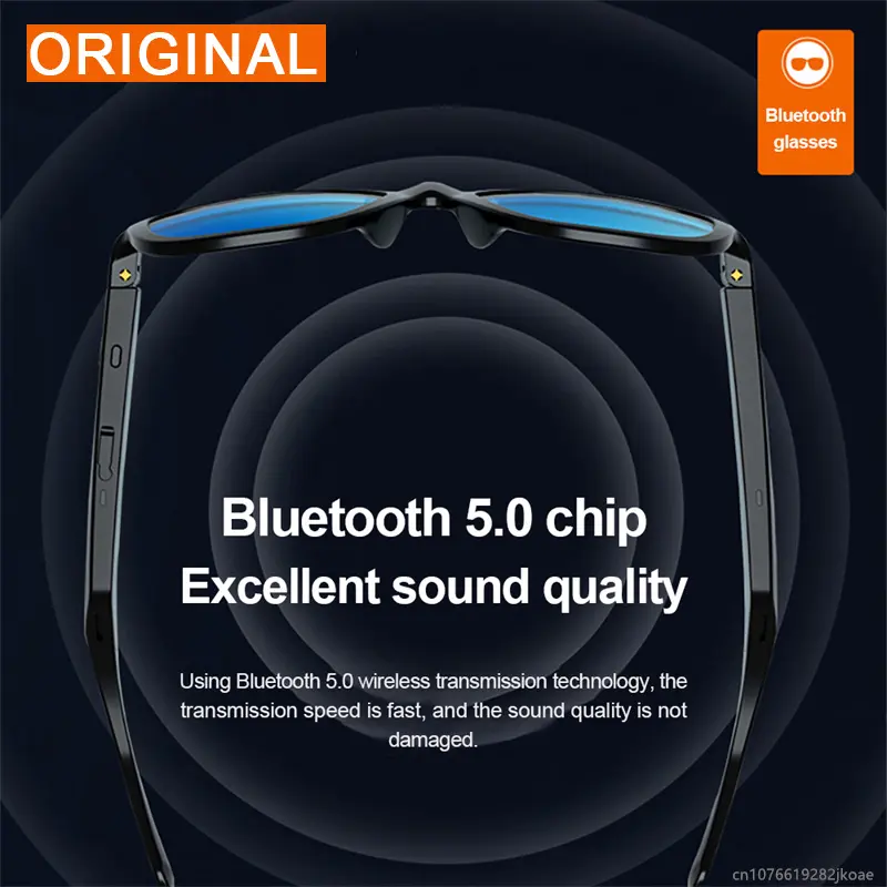 New Original Lecoo C8 Smart Glasses Headphone Wireless Bluetooth Sunglasses Outdoor Sport Earphone HD Mic Calling Headset 120mAh