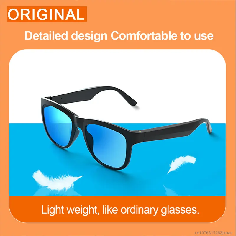 New Original Lecoo C8 Smart Glasses Headphone Wireless Bluetooth Sunglasses Outdoor Sport Earphone HD Mic Calling Headset 120mAh