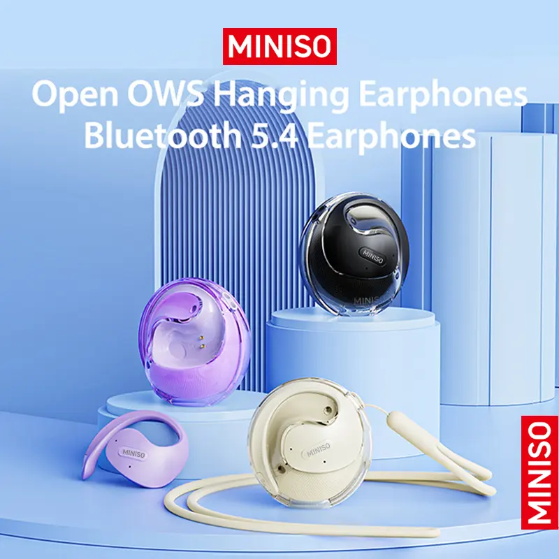 Translator MINISO X15Pro 5.4 Bluetooth Headset Translation Earphones Wireless Headphones Office Travel,ASMR Headset APP