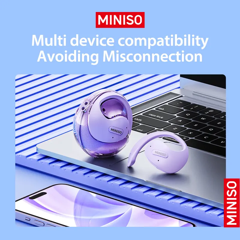 Translator MINISO X15Pro 5.4 Bluetooth Headset Translation Earphones Wireless Headphones Office Travel,ASMR Headset APP