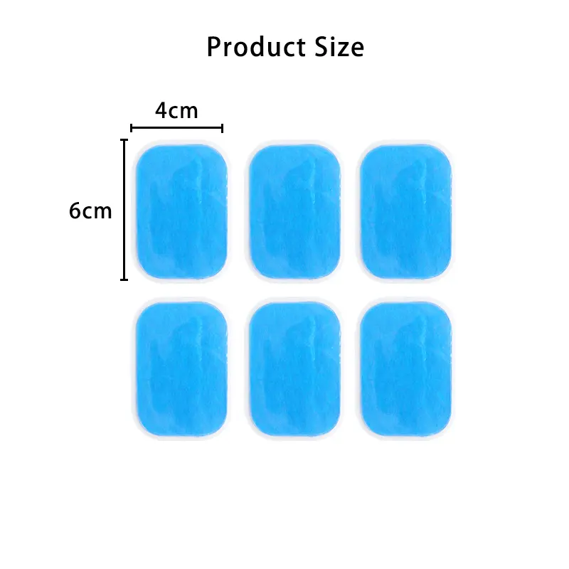 50/100pcs Replacement ABS Gel Pads EMS Abdominal Muscle Stimulator Hydrogel Gel Fitness Accessories Training Massager Relax