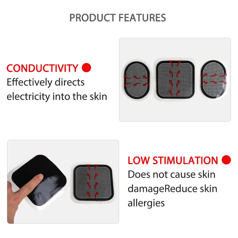 Replacement Gel Sheet Pads Abs Trainer Gel Pads Abdominal Stimulator Training Toning Belt Accessories Body Slimming massager