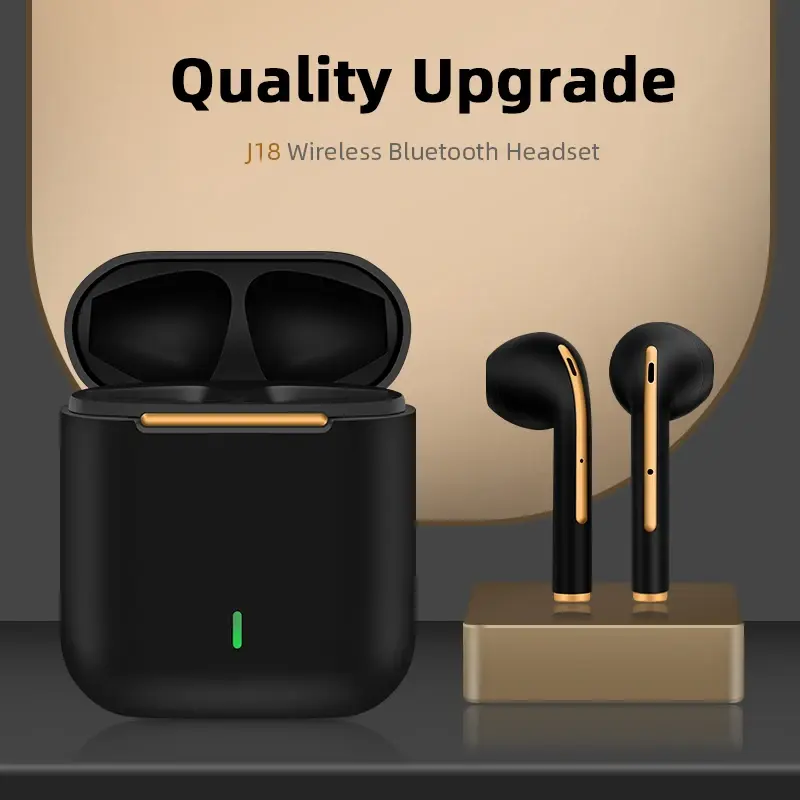 NEW Original J18 TWS Bluetooth Headphones Stereo True Wireless Headset Earbuds In Ear Handsfree Earphones Buds For Mobile Phone